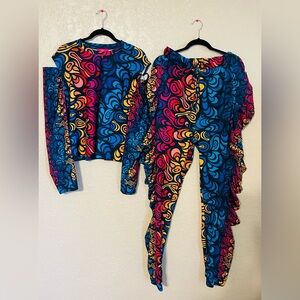 ♥️🩷💚💛SASSY JONES JOGGER- PRE LOVED- TWO PIECE SET